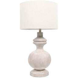 Maren Table Lamp - Beige - Wilko - thumbnail 6