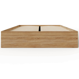 GFW Kai Small Double Oak and White 2 Drawer Platform Storage Bed - Wilko - thumbnail 7