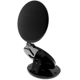 Innoteck LED Travel Mirror - Size: 23 x 11.43 x 11.43cm - Black - Wilko - thumbnail 4