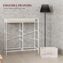 HOMCOM 6 Drawer Natural Bedroom Chest of Drawers - Brown - Wilko - thumbnail 7