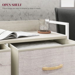 HOMCOM 6 Drawer Natural Bedroom Chest of Drawers - Brown - Wilko - thumbnail 6