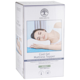 Divante Double Cool Gel Mattress Topper - Wilko