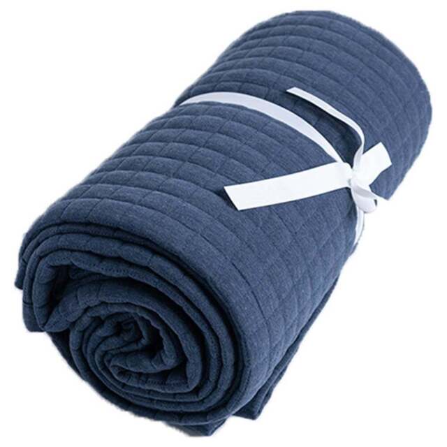 Serene Navy Crompton Cobalt Throw 150 x 200cm - Blue - Wilko - image 1