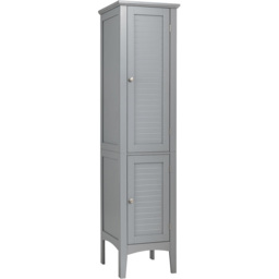 Costway 2 Door Grey Freestanding Bathroom Cabinet - Size: 100 x 48 x 22cm - Wilko - thumbnail 3