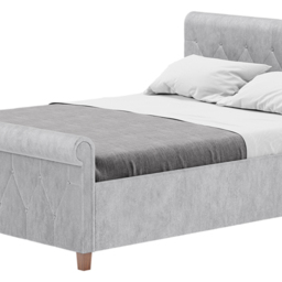 VIDA DESIGNS Vittorio King Size Silver Crushed Velvet Bed - Home Vida - Wilko - thumbnail 4