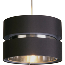 Lighting Collection Brea 2 Tier Grey Ceiling Shade - Size: 20 x 30 x 30cm - Wilko - thumbnail 4