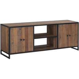 Baumhaus Ooki 4 Door Extra Large Widescreen Television Cabinet - Brown - Wilko - thumbnail 3