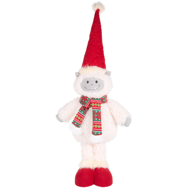 Extendable Christmas Yeti 115cmRed and White - Santa's Chalet - Wilko - image 1