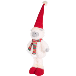 Extendable Christmas Yeti 115cmRed and White - Santa's Chalet - Wilko - thumbnail 3