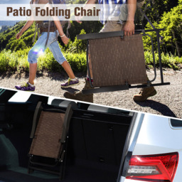 Costway Set of 4 Adjustable Folding Garden Chair - Size: 4 Seater - Wilko - thumbnail 5