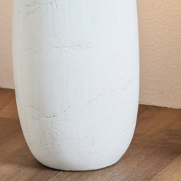 Pacific Lifestyle Erika Off White Fabric Shade White Vintage Textured Ceramic Floor Lamp - Size: 123 x 29 x 29cm - Wilko - thumbnail 5