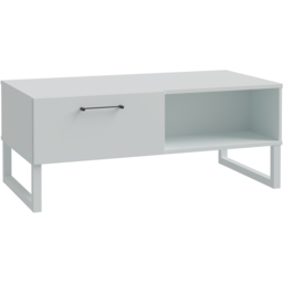 Florence Sali Single Drawer Single Shelf Light Grey Coffee Table - Size: 44.4 x 110 x 57.2cm - Wilko - thumbnail 3