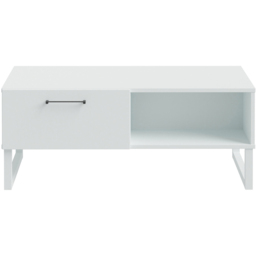Florence Sali Single Drawer Single Shelf Light Grey Coffee Table - Size: 44.4 x 110 x 57.2cm - Wilko - thumbnail 4
