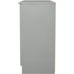 Crowndale Milan 2 Door 3 Drawer Dusk Grey Sideboard Ready Assembled - Size: 79 x 126 x 39cm - Wilko - thumbnail 4