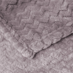 Velosso Mauve Moda Plush Throw 150 x 200cm - Size: 150 x 200 x 1cm - Wilko - thumbnail 4
