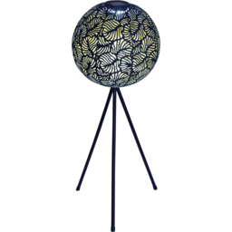 Luxform Black Copper Solar Samba Tripod Led Light - Size: 80 x 29 x 29cm - Wilko