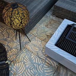 Luxform Black Copper Solar Samba Tripod Led Light - Size: 80 x 29 x 29cm - Wilko - thumbnail 6