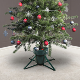 St Helens Small Christmas Tree Stand - Size: 170 x 460 x 460cm - Green - Wilko - thumbnail 3