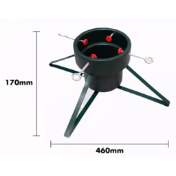 St Helens Small Christmas Tree Stand - Size: 170 x 460 x 460cm - Green - Wilko - thumbnail 7