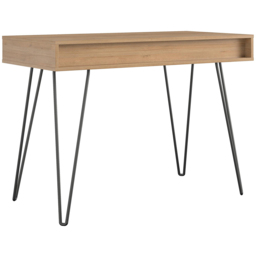 Novogratz Harmony Single Drawer Laptop Desk Natural and Black - Size: 77 x 106 x 49cm - Wilko - thumbnail 7