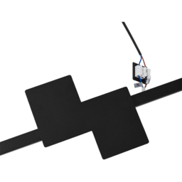 Living and Home Modern Black Aluminium LED Wall Light 11W - Size: 15.5 x 60 x 4cm - Wilko - thumbnail 5