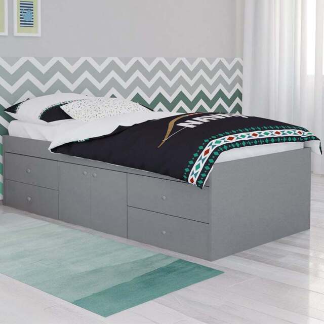 Kudl Single Grey Captains Cabin Bed - Wilko - image 1