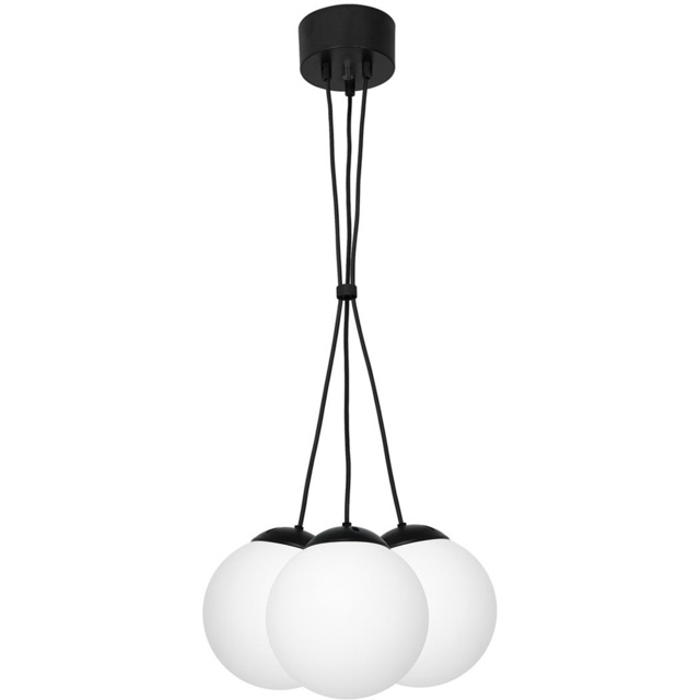 Milagro Lima Black Pendant Lamp 230V - Size: 40 x 40 x 100cm - Wilko - image 1