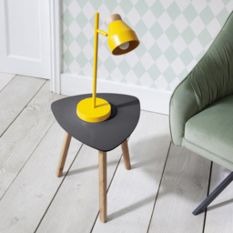 Noa and Nani Malme Storm Grey and Natural Pine Small Side Table - Size: 80 x 120 x 40cm - Wilko - thumbnail 4