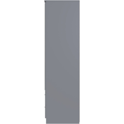 Crowndale Camden 2 Door 2 Drawer Dusk Grey Mirrored Wardrobe Ready Assembled - Wilko - thumbnail 4
