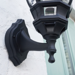 ValueLights Windsor Black Outdoor Wall Light - Size: 19.6 x 31.2 x 31.2cm - Wilko - thumbnail 5