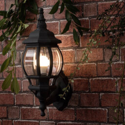 ValueLights Windsor Black Outdoor Wall Light - Size: 19.6 x 31.2 x 31.2cm - Wilko - thumbnail 3