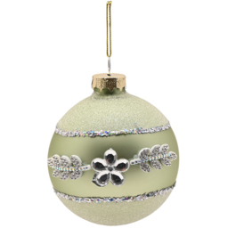 The Seasonal Gift Co. Parisian Pink and Mint Green Glass Bauble 4 Pack - Multi Coloured - Wilko - thumbnail 6