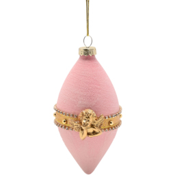 The Seasonal Gift Co. Parisian Pink and Mint Green Glass Bauble 4 Pack - Multi Coloured - Wilko - thumbnail 3