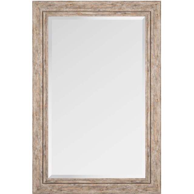 Clovelly Rustic Wood Effect Framed Mirror 120 x 80cm - The Port. Co Gallery - Wilko - image 1
