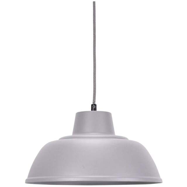 ValueLights Morris Stone Grey Metal Drop Hanging LED Pendant Light - Size: 116 x 30 x 30cm - Wilko - image 1