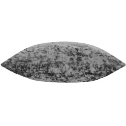 Paoletti Verona Pewter Square Crushed Velvet Cushion - Size: 55 x 55 cm - Multi - Wilko - thumbnail 3