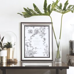 Mode Mirrored Photo Frame Silver 14 x 11in - The Port. Co Gallery - Wilko - thumbnail 3