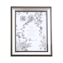 Mode Mirrored Photo Frame Silver 14 x 11in - The Port. Co Gallery - Wilko - thumbnail 1