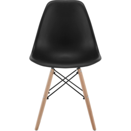 Comfy Living 4 Seater Round Dining Set White and Black - Wilko - thumbnail 6