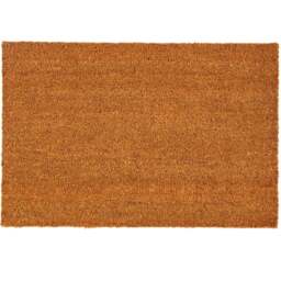 Esselle Home Astley Natural Coir Doormat 40 x 60cm - Brown - Wilko - thumbnail 1