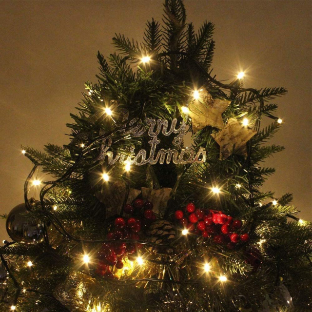 Shatchi 400 Warm White Multifunction LED Fairy String Lights - Size: 6 x 1.5 x 2cm - Yellow - Wilko - image 1