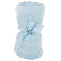 Super Soft Throw - Blue - Wilko - thumbnail 1