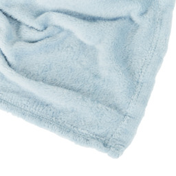 Super Soft Throw - Blue - Wilko - thumbnail 5