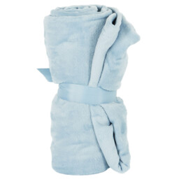 Super Soft Throw - Blue - Wilko - thumbnail 3