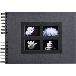 Exacompta Passion Black Spiral Photo Album 50 Sheets 100 Photos - Size: 3 x 22 x 32cm - Wilko - thumbnail 3