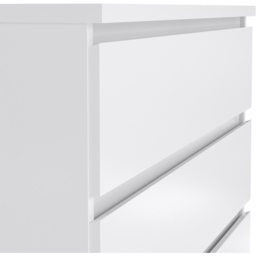 Florence 5 Drawer White High Gloss Chest of Drawers - Furniture to Go - Wilko - thumbnail 6