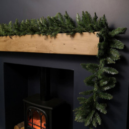 Samuel Alexander Plain Christmas Garland Green 270cm - Wilko - thumbnail 6