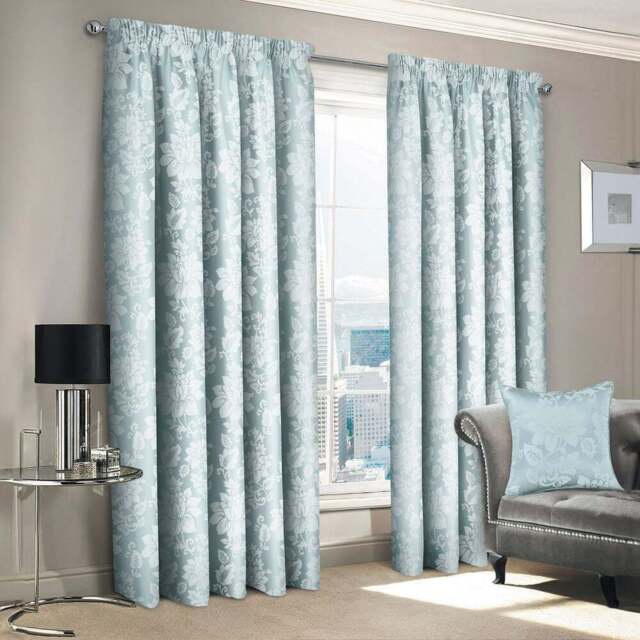 Intimates Iris Silver Tape Top Curtains 168 x 137cm - Size: W 168 x D 137cm - Wilko - image 1