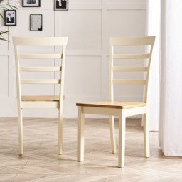 Furniturebox Salisbury Walton 6 Seater Extending Dining Bench Set Cream - Wilko - thumbnail 4