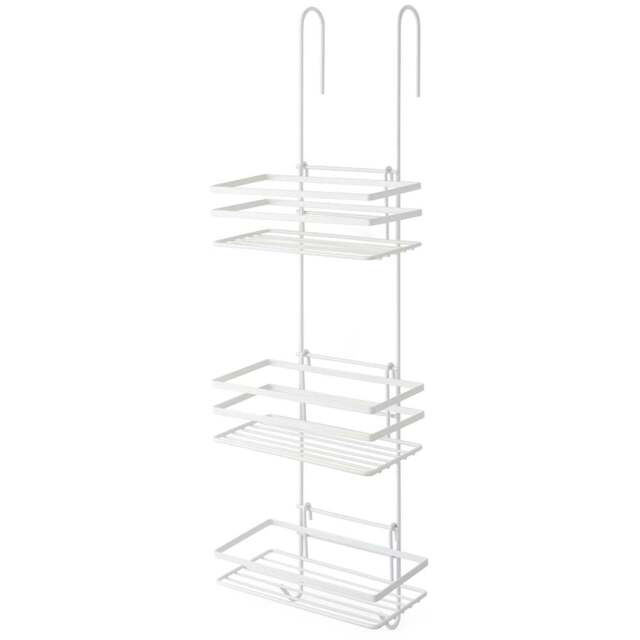 House of Home White 3-Tier Shower Caddy - Size: 79 x 16 x 12cm - Wilko - image 1